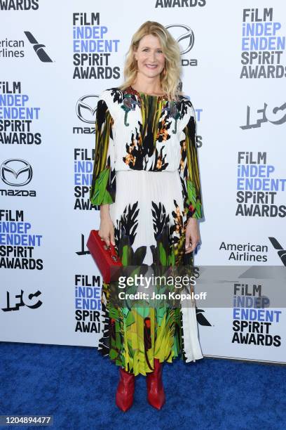 Laura Dern attends the 2020 Film Independent Spirit Awards on February 08, 2020 in Santa Monica, California.