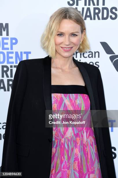 Naomi Watts attends the 2020 Film Independent Spirit Awards on February 08, 2020 in Santa Monica, California.