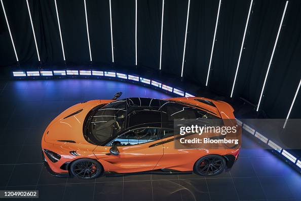 765ly The McLaren 765LT supercar, manufactured by McLaren Automotive Ltd ...