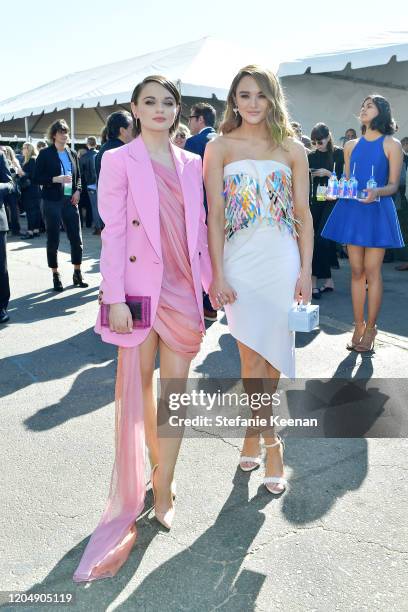 Joey King and Hunter King with FIJI Water and JNSQ at The 2020 Film Independent Spirit Awards on February 08, 2020 in Santa Monica, California.