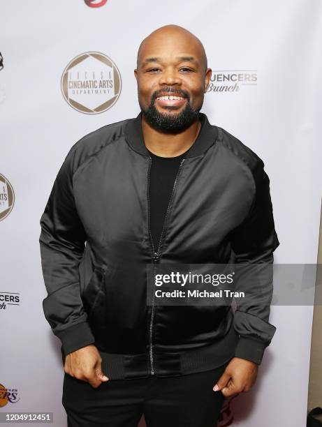 Marvin Winans Jr. Attends the Tricky and Terk Visions presents The Annual Oscars Weekend "Influencers Brunch" held at SLS Hotel at Beverly Hills on...