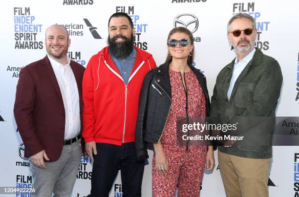 Andrew Miano, Eddie Rubin, Daniele Melia, and Peter Saraf attend the 2020 Film Independent Spirit Awards on February 08, 2020 in Santa Monica,...