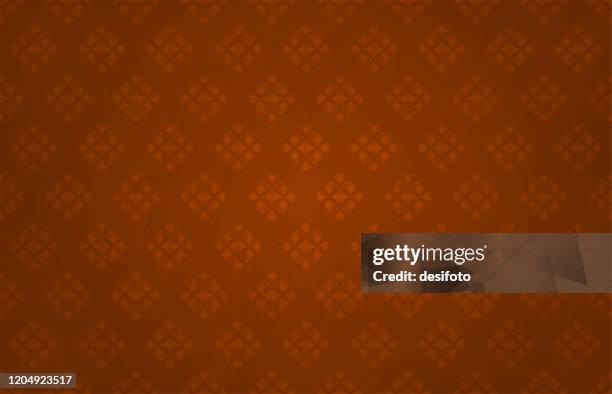 semi-seamless strukturierte dunkel leuchtend rot gefärbte hintergründe (das herzmuster ist nahtlos, während der grunge nicht ist) mit einem floralen muster aus kleinen herzen allover - allover muster stock-grafiken, -clipart, -cartoons und -symbole
