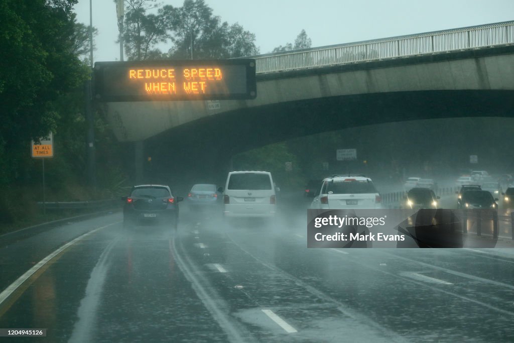 Heavy Rain Lashes Sydney Following Months Of Drought