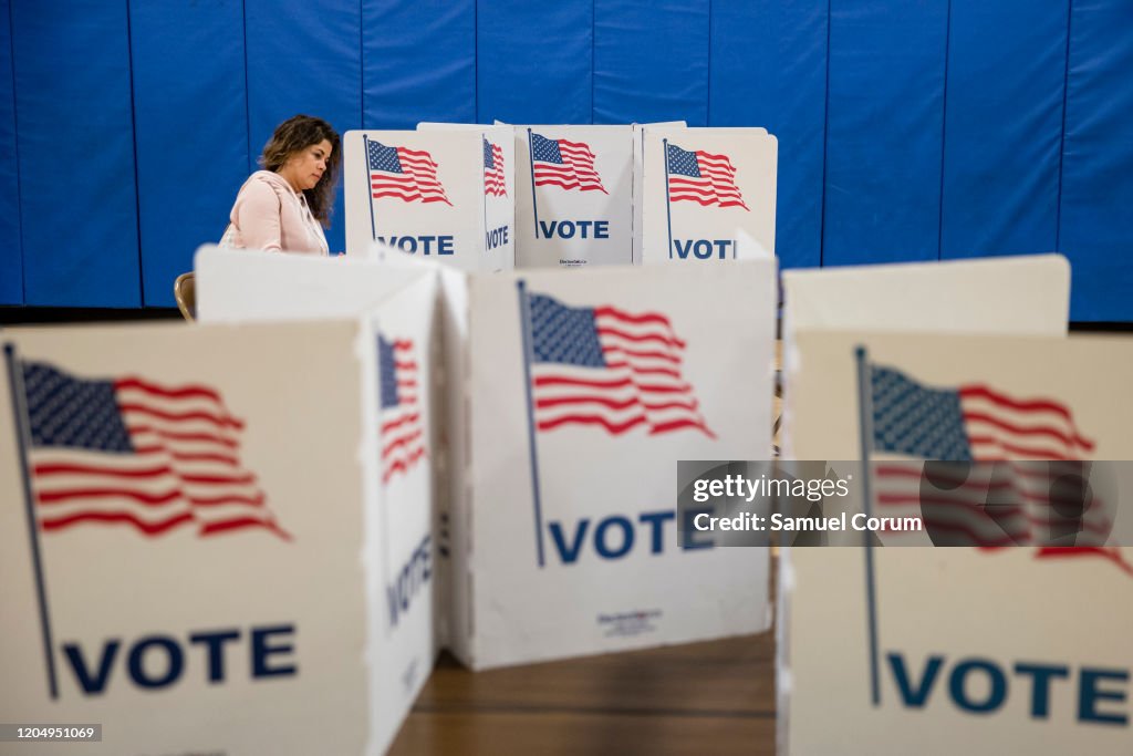 Voters In 14 States Head To The Polls On Super Tuesday