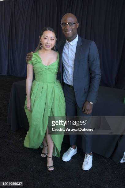 Lulu Wang and Barry Jenkins at the 2020 Film Independent Spirit Awards on February 08, 2020 in Santa Monica, California.