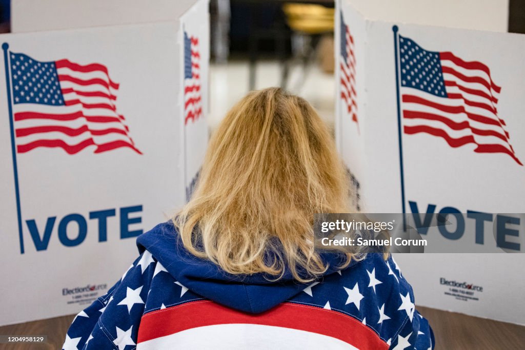 Voters In 14 States Head To The Polls On Super Tuesday