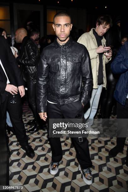 Vic Mensa attends Flaunt And Zadig & Voltaire honoring Katie Holmes in celebration of The Home Issue at The Butterfly at Sixty Soho on February 08,...