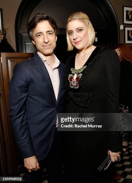 Noah Baumbach and Greta Gerwig attend Ted's 2020 Oscar Nominee Toast at Craig's on February 08, 2020 in West Hollywood, California.