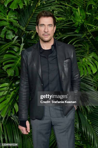 Dylan McDermott attends CHANEL and Charles Finch Pre-Oscar Awards Dinner at Polo Lounge at The Beverly Hills Hotel on February 08, 2020 in Beverly...