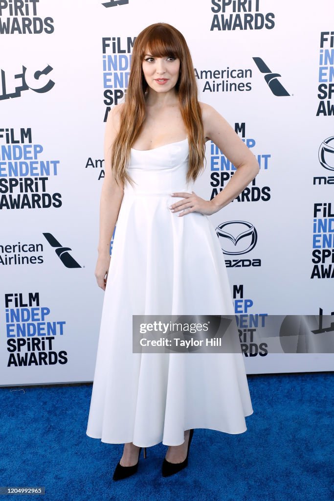 Lorene Scafaria attends the 2020 Film Independent Spirit Awards at