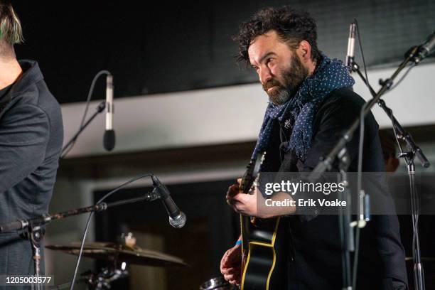 Johnny Galecki performs at the Sunset Marquis on February 08, 2020 in West Hollywood, California.