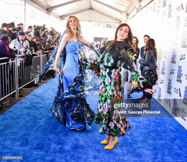 Dawn Luebbe and Jocelyn Deboer attend the 2020 Film Independent Spirit Awards on February 08, 2020 in Santa Monica, California.