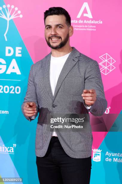 Fran Perea attends the 23rd Malaga Film Festival Cocktail Party photocall at Circulo de las Artes in Madrid, Spain on Mar 3, 2020