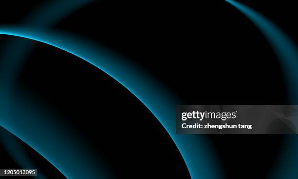 abstract blue arch pattern on the dark background. - lisa tang imagens e fotografias de stock