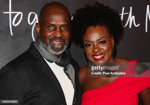 Julius Tennon and Viola Davis attend the premiere of the series finale of ABC's "How To Get Away With Murder' at Yamashiro Hollywood on February 08,...