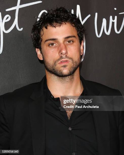 Jack Falahee attends the premiere of the series finale of ABC's "How To Get Away With Murder' at Yamashiro Hollywood on February 08, 2020 in Los...