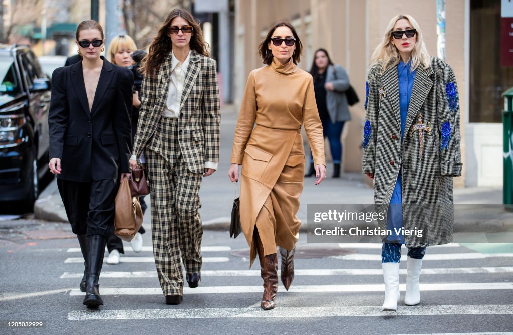 Group of guest Christie Tyler, Jen Azoulay, Geraldine Boublil and ...