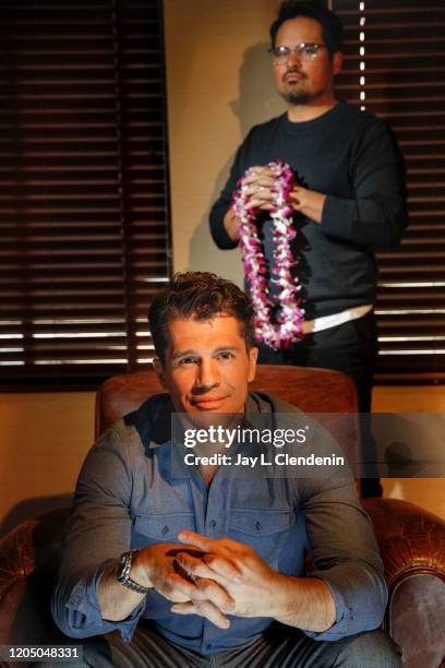 Actor Michael Peña and director Jeff Wadlow are photographed for Los Angeles Times on February 11, 2020 in Santa Monica, California. PUBLISHED IMAGE....