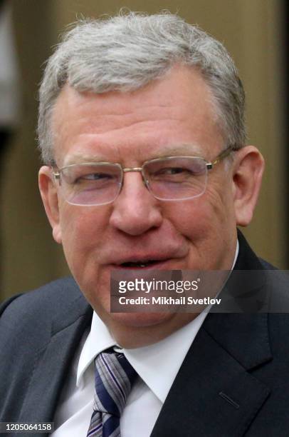 Russian Accounting Chamber Chairman Alexei Kudrin attends a weekly meetings with ministers of the Government at Novo Ogaryyovo State Residence on...
