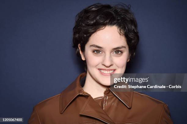 Noemie Merlant, nominated for 'Best Actress' in 'Portrait de la jeune fille en feu', attends the Cesar 2020 - Nominee Luncheon At Le Fouquet's on...