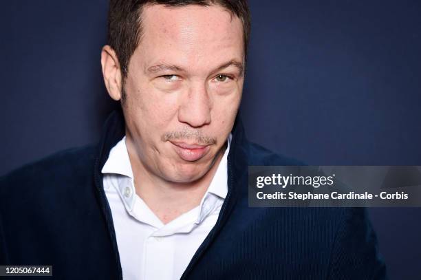 Reda Kateb, nominated for 'best actor' in 'Hors Normes', attends the Cesar 2020 - Nominee Luncheon At Le Fouquet's on February 09, 2020 in Paris,...