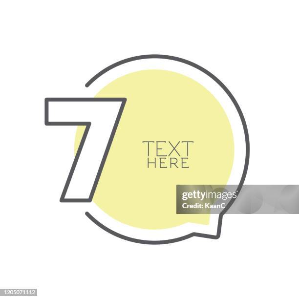 step number stock illustration, speech bubble vector - rounded rectangle infographic stock illustrations
