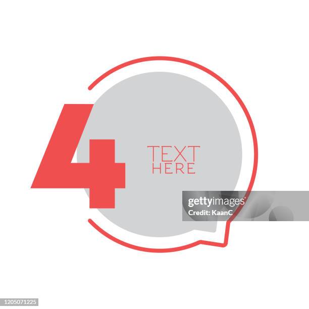 Step Image Number Step Number Stock Illustration Speech Bubble Vector High-Res Vector ...