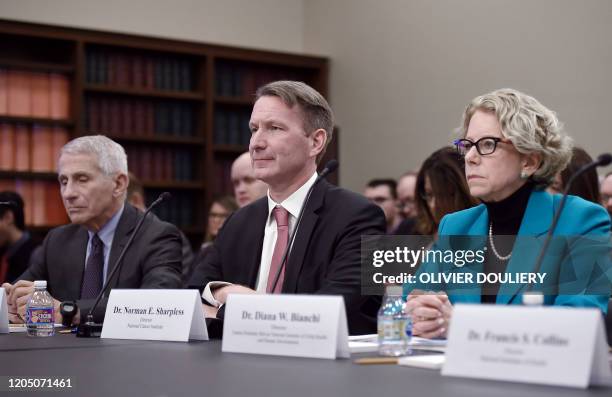 Dr. Anthony Fauci, director of the National Institute of Allergy and Infectious Diseases, Ned Sharpless, director of the National Cancer Institute,...