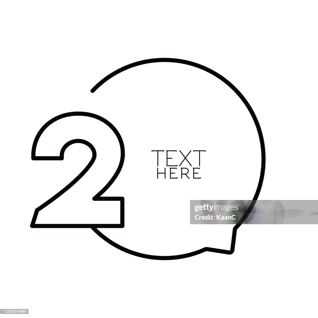 Step Image Number Step Number Stock Illustration Speech Bubble Vector High-Res Vector ...