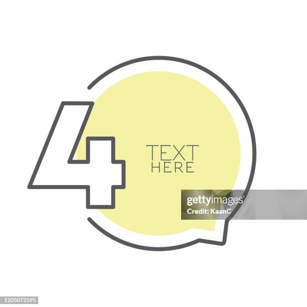 step number stock illustration, speech bubble vector - 7 step process stock illustrations