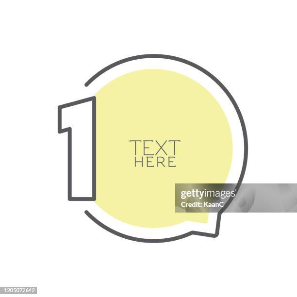 step number stock illustration, speech bubble vector - 7 step process stock illustrations