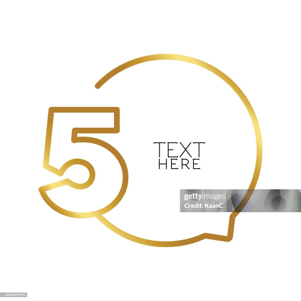 Step Image Number Step Number Stock Illustration Speech Bubble Vector High-Res Vector ...