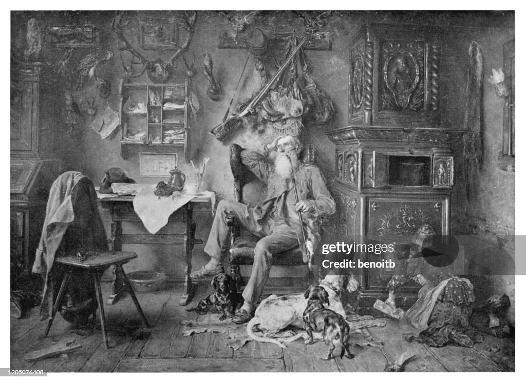 Fridfullt ögonblick