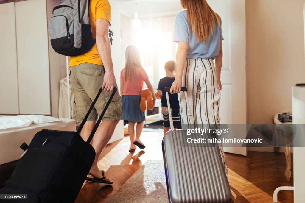 They don’t travel light