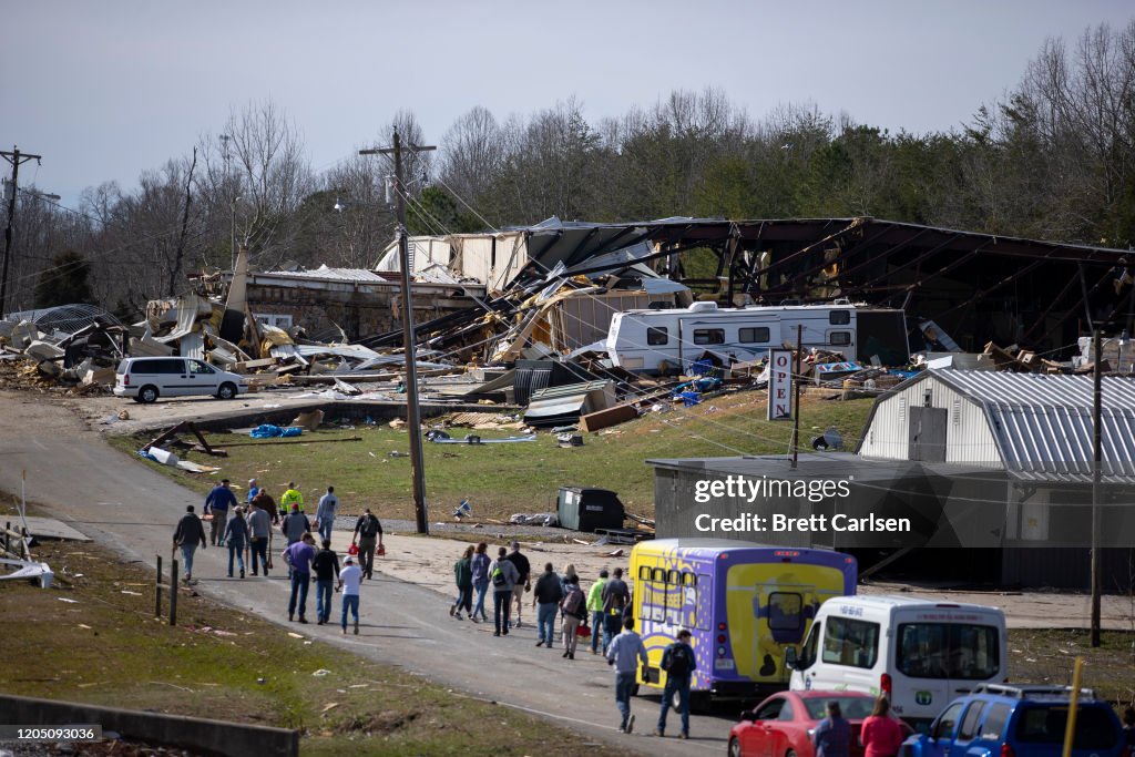 22 Dead As Tornadoes Roar Across Tennessee, Including Nashville