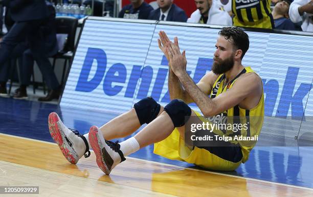 Luigi Datome, #70 of Fenerbahce Beko Istanbul in action during the 2019/2020 Turkish Airlines EuroLeague Regular Season Round 27 match between...