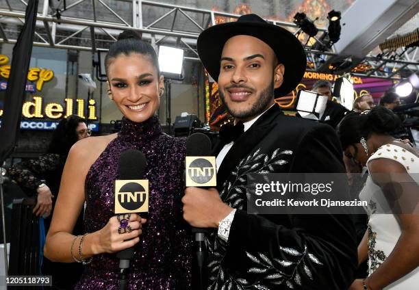 Carol Ribeiro and Hugo Gloss attend the 92nd Annual Academy Awards at Hollywood and Highland on February 09, 2020 in Hollywood, California.