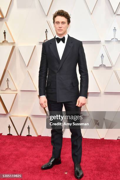 George MacKay attends the 92nd Annual Academy Awards at Hollywood and Highland on February 09, 2020 in Hollywood, California.