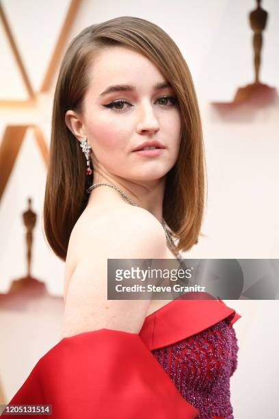 Kaitlyn Dever attends the 92nd Annual Academy Awards at Hollywood and Highland on February 09, 2020 in Hollywood, California.