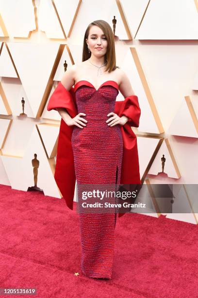 Kaitlyn Dever attends the 92nd Annual Academy Awards at Hollywood and Highland on February 09, 2020 in Hollywood, California.