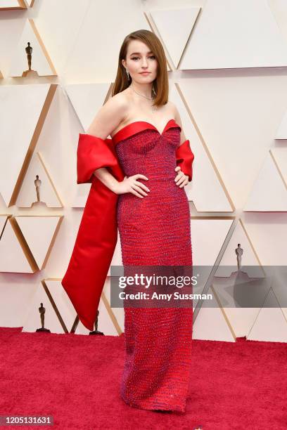 Kaitlyn Dever attends the 92nd Annual Academy Awards at Hollywood and Highland on February 09, 2020 in Hollywood, California.