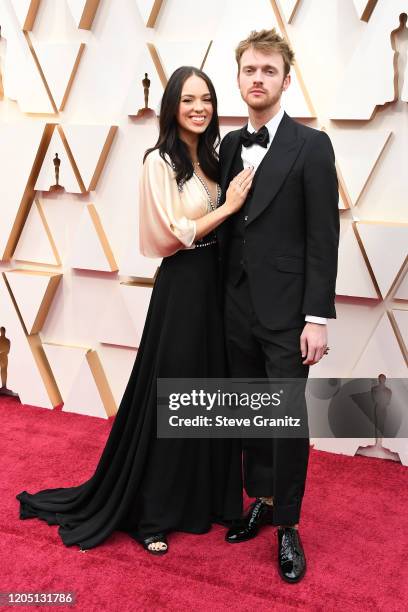 Claudia Sulewski and Finneas O'Connell attend the 92nd Annual Academy Awards at Hollywood and Highland on February 09, 2020 in Hollywood, California.