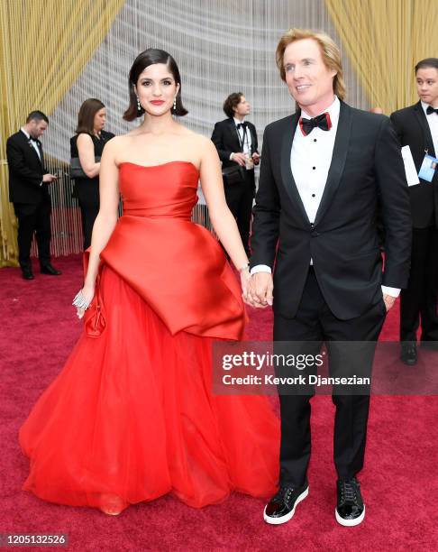 American film director Bryan Buckley and Kiana Madani attends the 92nd Annual Academy Awards at Hollywood and Highland on February 09, 2020 in...