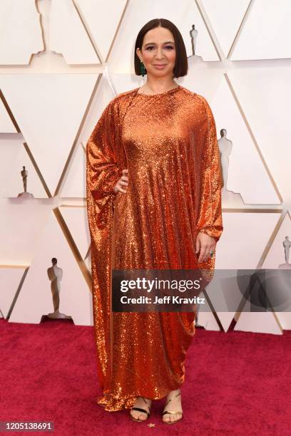 Maya Rudolph attends the 92nd Annual Academy Awards at Hollywood and Highland on February 09, 2020 in Hollywood, California.