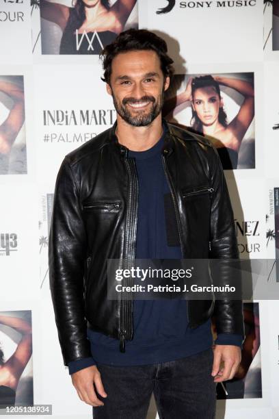 Iván Sánchez attends the photocall before India Martínez show at WiZink Center on February 07, 2020 in Madrid, Spain.