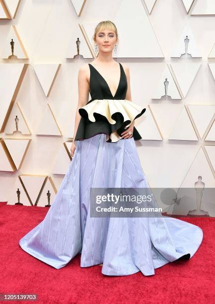 Saoirse Ronan attends the 92nd Annual Academy Awards at Hollywood and Highland on February 09, 2020 in Hollywood, California.