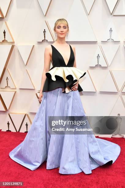 Saoirse Ronan attends the 92nd Annual Academy Awards at Hollywood and Highland on February 09, 2020 in Hollywood, California.