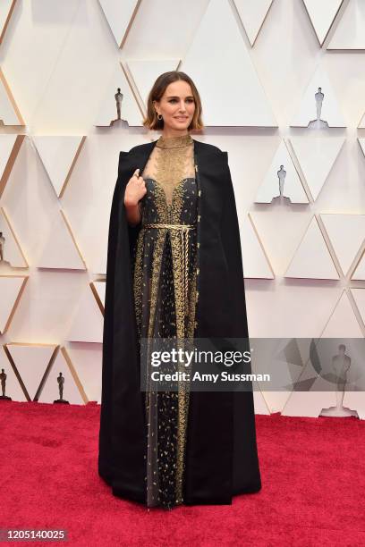 Natalie Portman attends the 92nd Annual Academy Awards at Hollywood and Highland on February 09, 2020 in Hollywood, California.