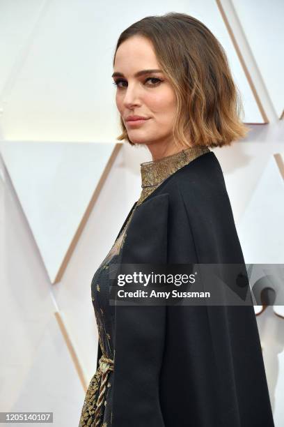 Natalie Portman attends the 92nd Annual Academy Awards at Hollywood and Highland on February 09, 2020 in Hollywood, California.